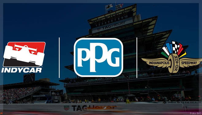 PPG é nomeada fornecedora oficial de pintura e acabamento do Indianapolis Motor Speedway