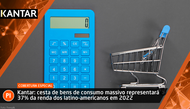 Kantar: cesta de bens de consumo massivo representará 37% da renda dos latino-americanos em 2022