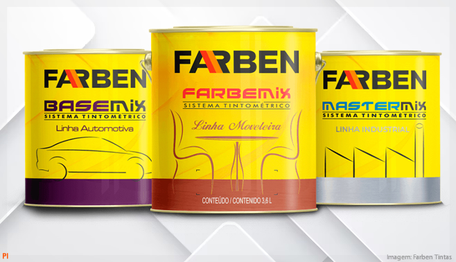 Farben Tintas fica classificada entre as 500 maiores empresas do Sul do Brasil