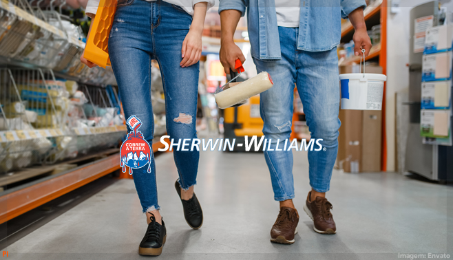 A Sherwin-Williams recebeu o primeiro lugar no ranking de honra em satisfação do cliente