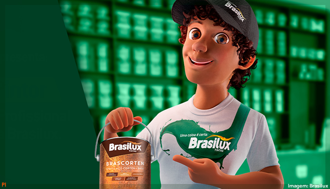Brasilux lança Bras Pintor, avatar do setor de tintas