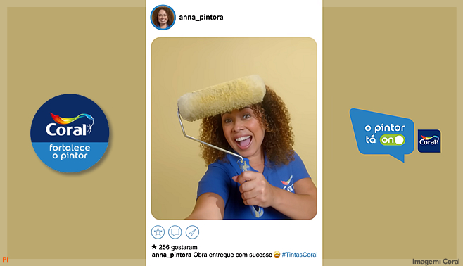 Coral lança perfil dedicado para pintores e pintoras profissionais no Instagram