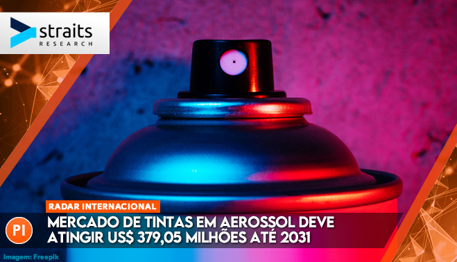 Mercado de tintas em aerossol deve atingir US$ 379,05 milhões até 2031