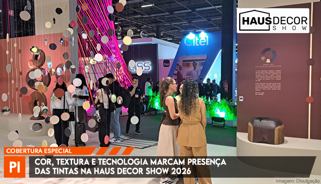 Cor, textura e tecnologia marcam presença das tintas na Haus Decor Show 2026