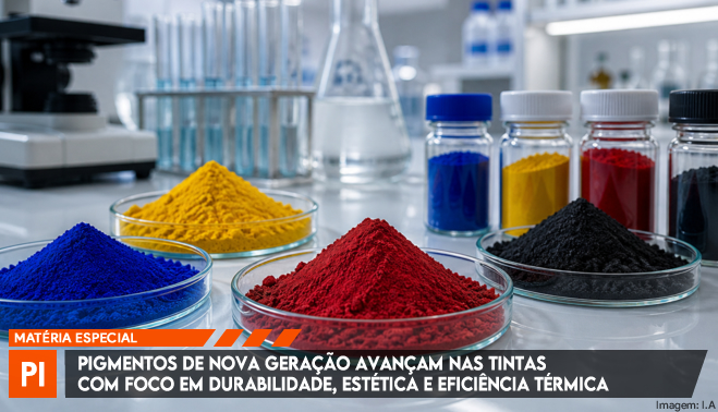 Pigmentos de nova geração elevam durabilidade e eficiência térmica em tintas